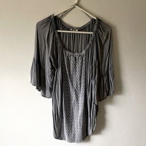 Solitaire Women’s Peasant Boho Off Shoulder Blouse Bell Sleeves